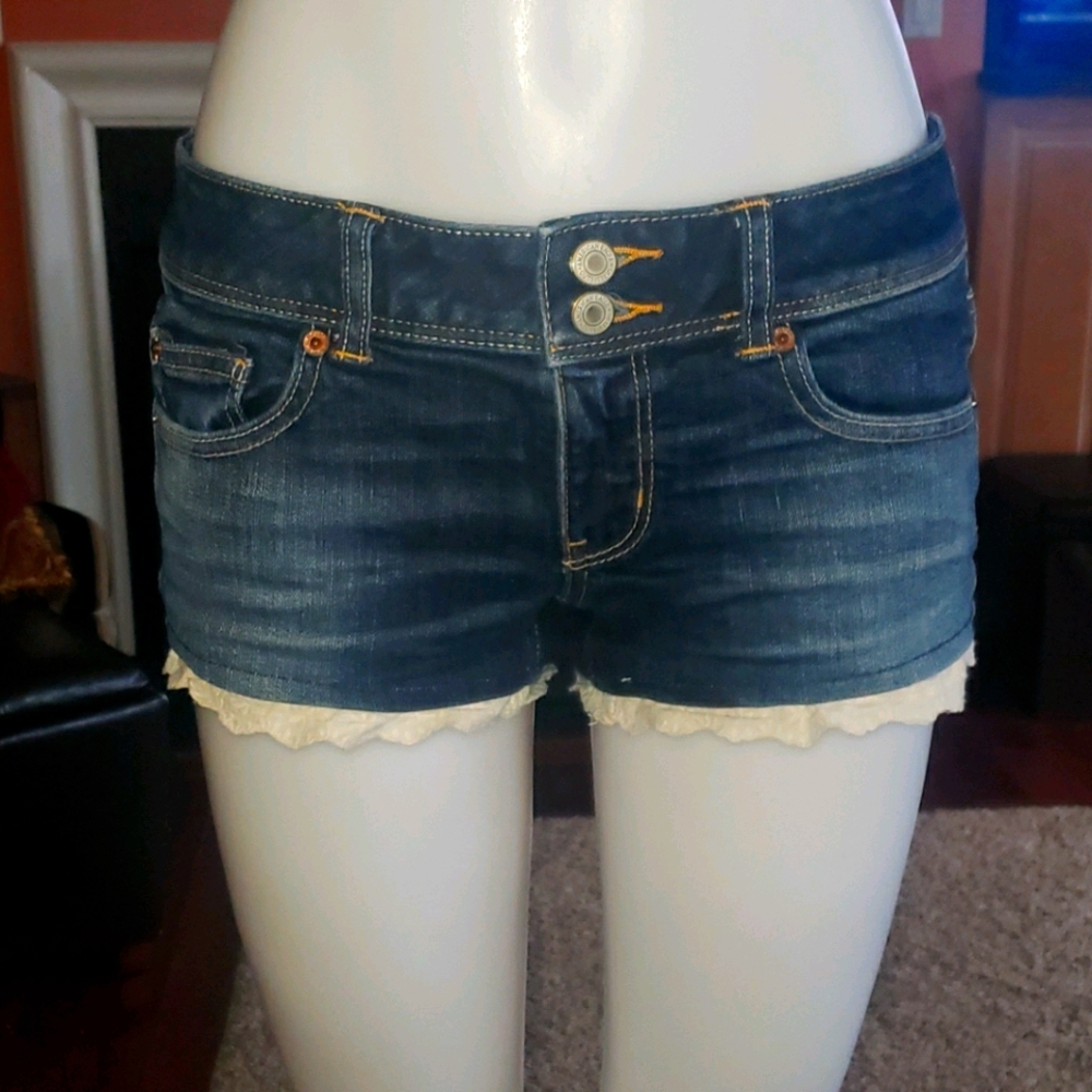 Denim shorts